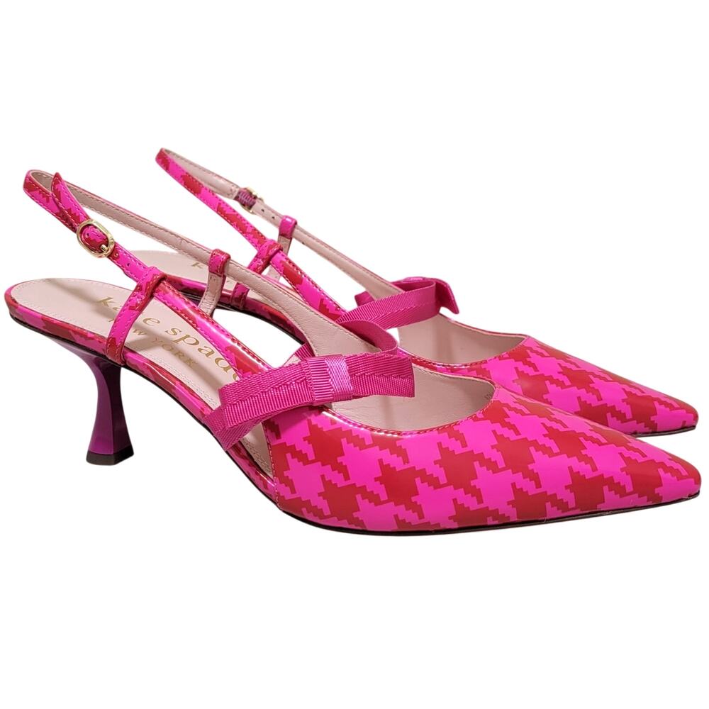 Kate Spade NY Women Maritza Slingback Pointed Toe Heels Size US 11B Marker Pink